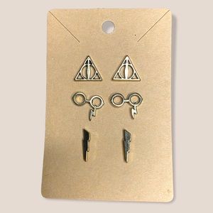 Harry Potter Stud Style Earrings Set